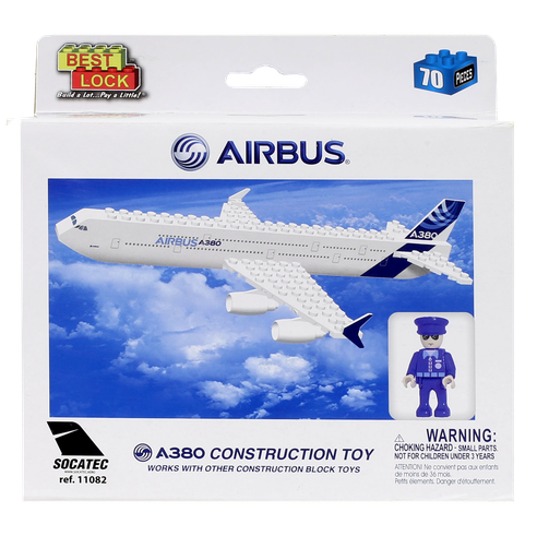 A380 Construction Toy Plane