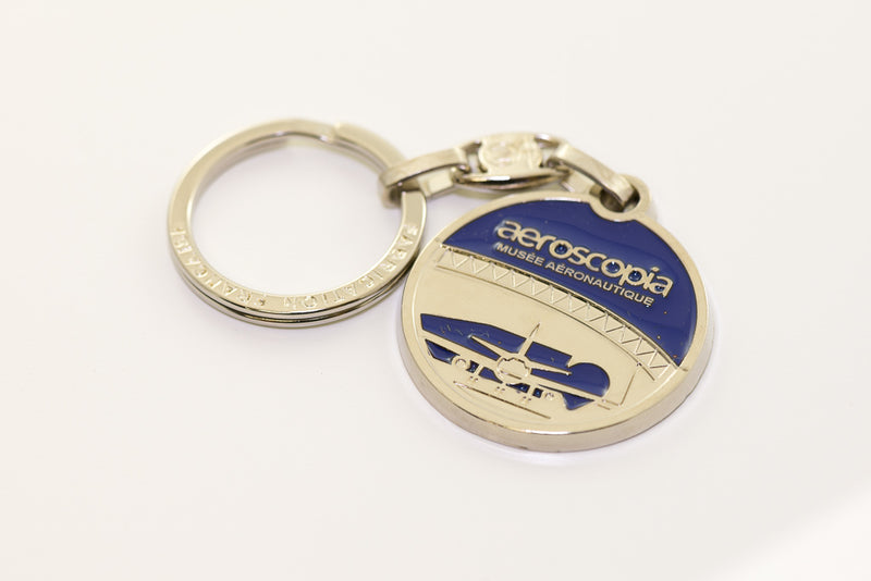 Porte-clés Aéroscopia métal Rond