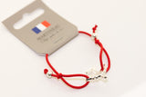 Bracelet ficelle Contour d'avion