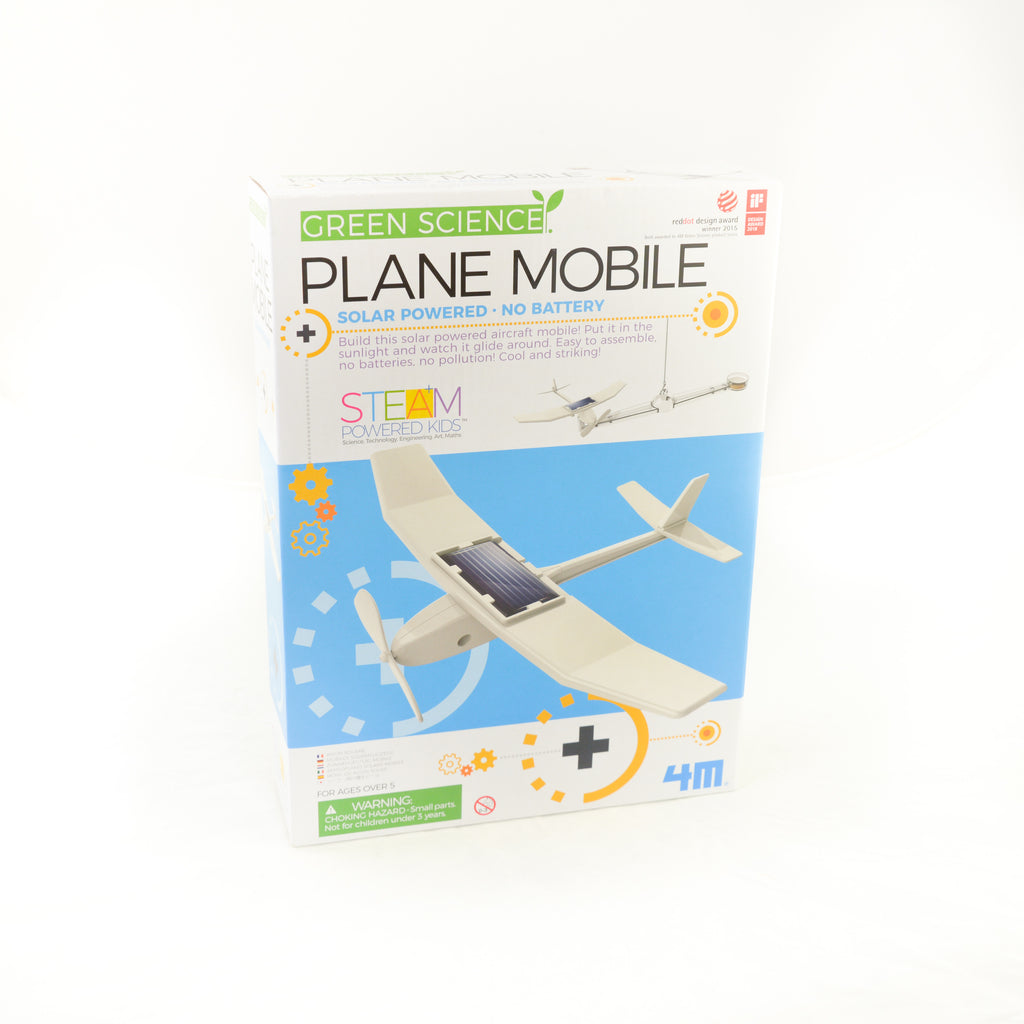 Kit Scientifique Avion Solaire 4M - Fabriquez Votre Avion à Énergie Solaire - Dès 8 Ans - Éducation Écologique Et Ludique