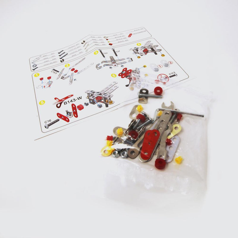 Avion métal Mécascopia gris