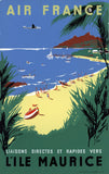 Affiche Air France "Île Maurice"