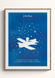 Affiche le Petit Prince Avion