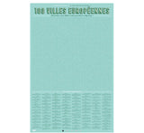 Affiche 100 villes européennes